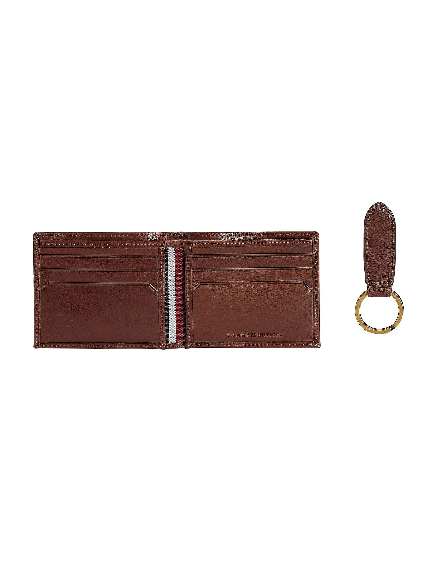 TOMMY HILFIGER | Geschenkset Geldbörse und Schlüsselanhänger | 